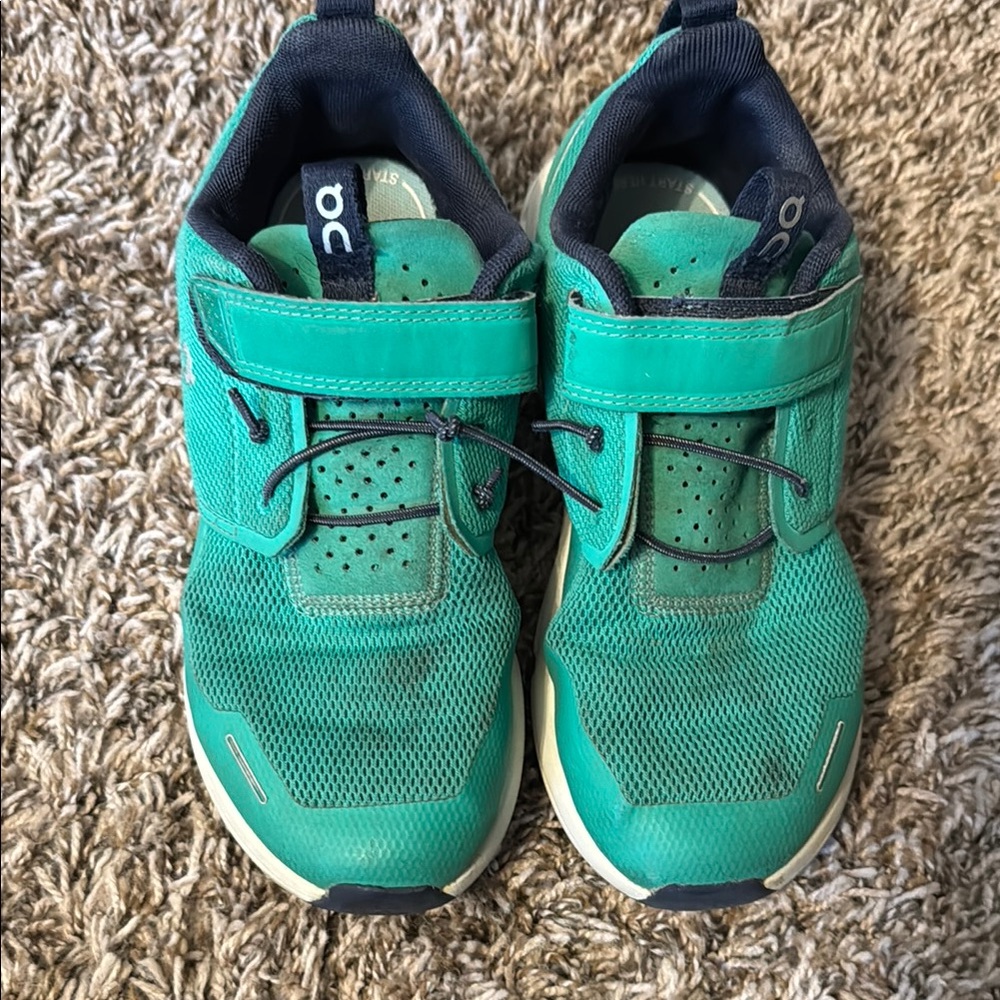 On Running Kids' Green Sneakers